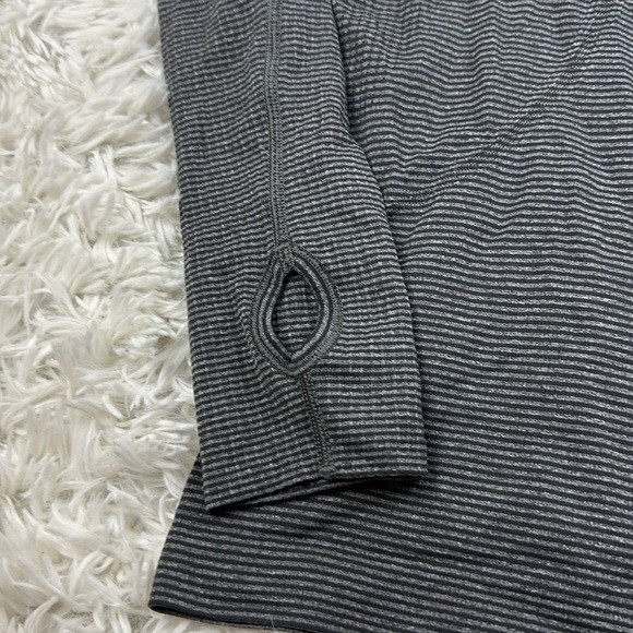 Lululemon Swiftly Tech Tank Striped Heathered Grey - Picture 2 of 5